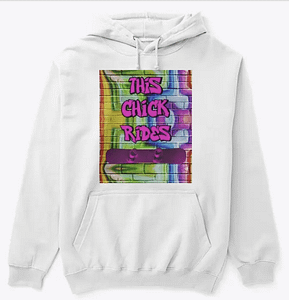 Tcr Snowboarding Hoodie This Chick Rides Snowboarding Hoodie Merch